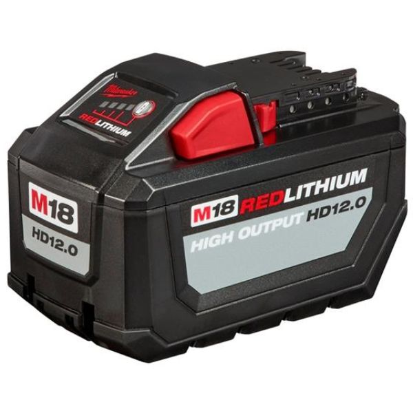 The Milwaukee M18 REDLITHIUM HIGH OUTPUT 12.0 Ah