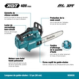 ENS. SCIE A CHAINE XGT 12'' MAKITA UC003GM101