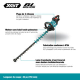 TAILLE HAIE MAKITA XGT 40V. (OUTIL SEUL) UH005GZ