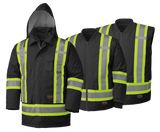 MANTEAU HIVER 7 EN 1 NOIR LARGE PIONEER V1120470-L