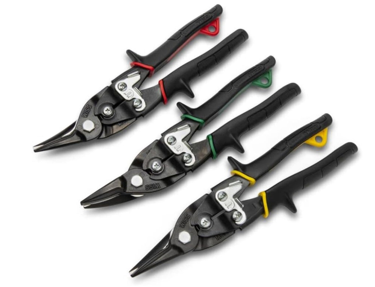 ENSEMBLE DE 3 CISAILLES NOIR WISS M123P