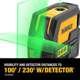 DEWALT DW0822CG LASER & POINTEUR VERT
