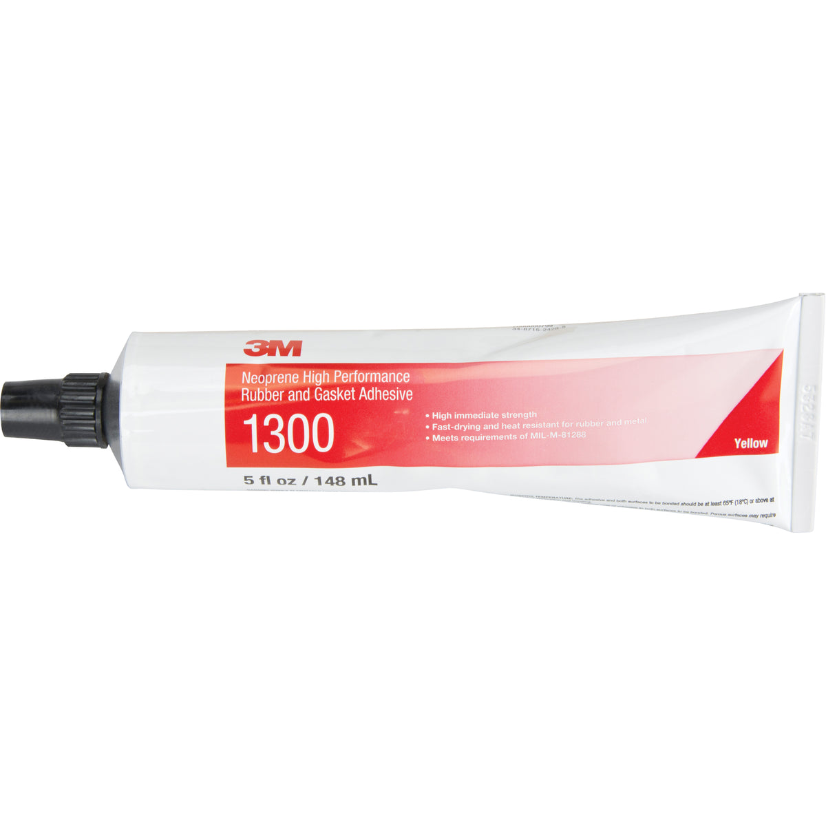 3M 1300 ADHÉSIF POUR ACOUTCHOUC ET JOINT D'ÉTANCHÉITÉ 148 ML. JAUNE