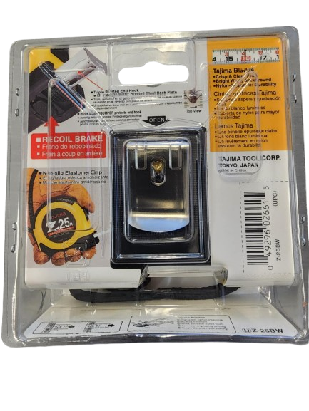 RUBAN À MESURER 25FT SAFETY RECOIL TAJIMA Z-25BW