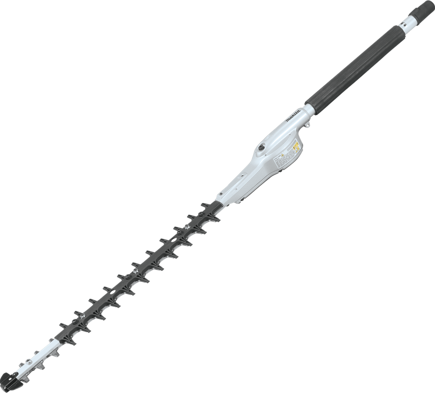 20-inch Makita hedge trimmer attachment for power pole pruner, 1-3/8 inch tooth spacing, cuts branches up to 7/8 inch diameter