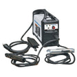 Compact 120V Power Weld CA-90A rod welder with adjustable current dial and electrode holder accessories