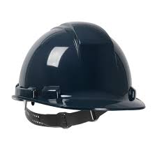 RACHET BLUE SAFETY HELMET