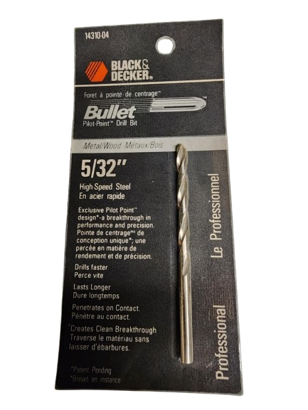 DRILL BIT 5/32 HSS BULLIT