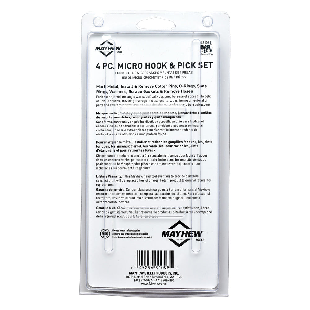 MICRO HOOKS AND PICKS SET