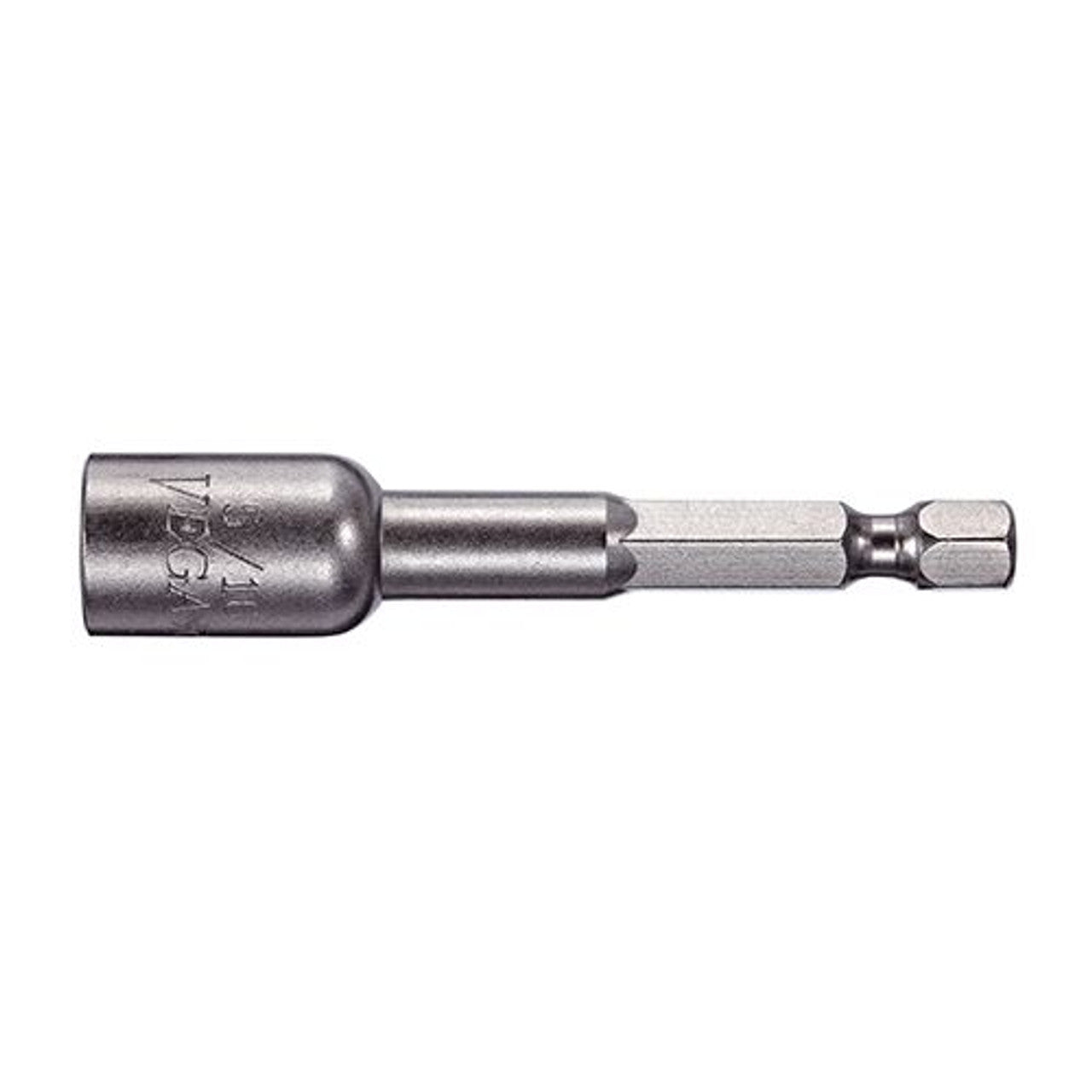 Magnetic nut driver 1/4 inch x 2-9/16 inch with hex shank, designed for secure fastening and easy use