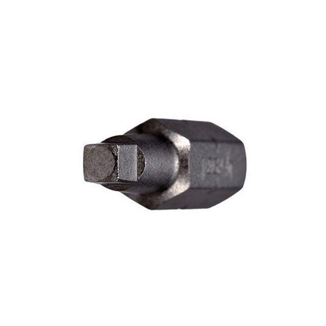 Square bit #3 x 1 inch in black finish, designed for secure fastening and durability in hand tools and power drivers