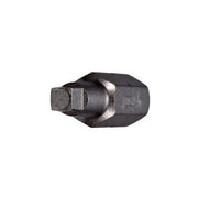Square bit #3 x 1 inch in black finish, designed for secure fastening and durability in hand tools and power drivers
