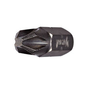 Phillips #1 screwdriver bit 1-inch long, hex shank, durable metal construction for precision fastening tasks