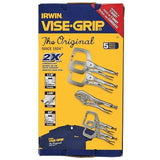 ENSEMBLE 5 PIECES VISE-GRIP AVEC T-SHIRT IRWIN 544T