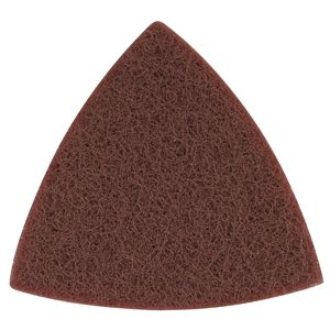 Triangular rough sanding pad with hook-and-loop backing, compatible with Makita cordless and electric multi-tools for polishing and cleaning