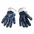 GANT DE NITRILE BLEU TREMPÉ