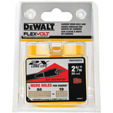 HOLE SAW CARBURE FLEXVOLT 2-9/16 DEWALT DWAFV02916