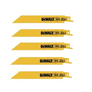 LAMES DE SCIE ALTERNATIVE 6'' 18TPI METAL (5 PACK) DW4811
