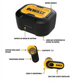 DEWALT 190 2092 DW2 PRO X-1 ÉCOUTEUR SANS FIL BLUTOOTH 5.0