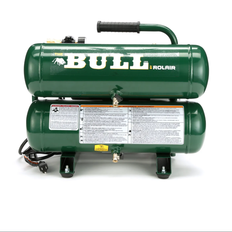 THE BULL 4.3GAL 2HP COMPRESSOR