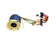 Replacement motor and switch assembly for DeWalt power tools with multicolored wiring and connector components