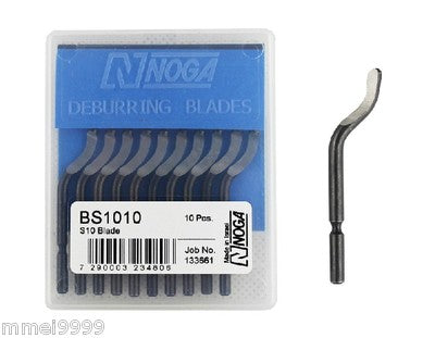 Paquet de 10 lames d’ébavurage S-10 NOGA BS1010