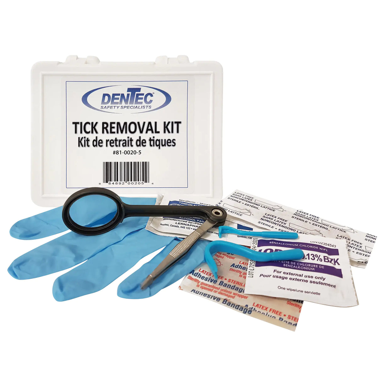 ENSEMBLE DE RETRAIT DE TIQUES DENTEC 81-0020-5