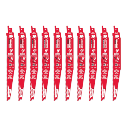 DIABLO DS0909CGP10C LAMES ALTERNATIVES 9'' 6/9 TPI CARBURE (10 PC)