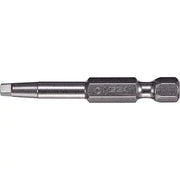 12-inch shock-resistant S2 steel square bit with CNC-machined precision tip for professional durability and fit