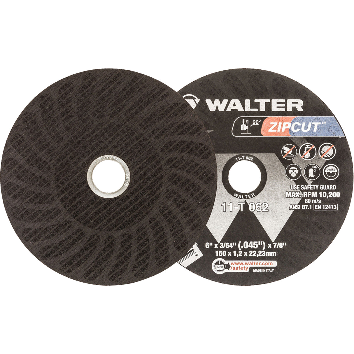 ZIPCUT DISQUE COUPE 6 X 3/64 X 7/8 T1 WALTER 11T062