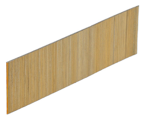 2000-piece pack of 3/4 inch 23 gauge pin nails neatly arranged in a strip for precision fastening applications