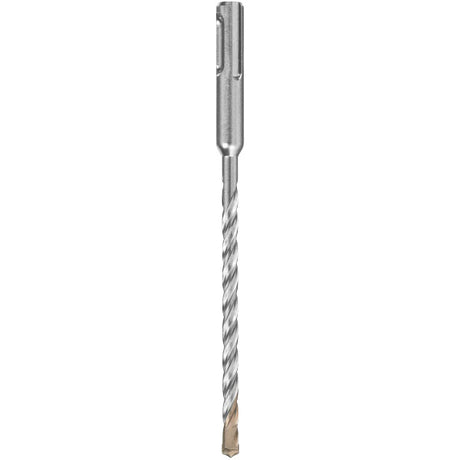 SDS Plus 1/4 inch by 12 inch by 14 inch concrete drill bit with spiral flutes and carbide tip for masonry drilling