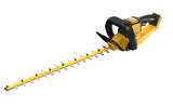 26-inch cordless FLEXVOLT hedge trimmer with brushless motor, ergonomic handle, and 60V MAX battery system
