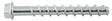 Screw-bolt anchor with hexagonal head, 3/8 x 4 inches, suitable for concrete and metal deck supports