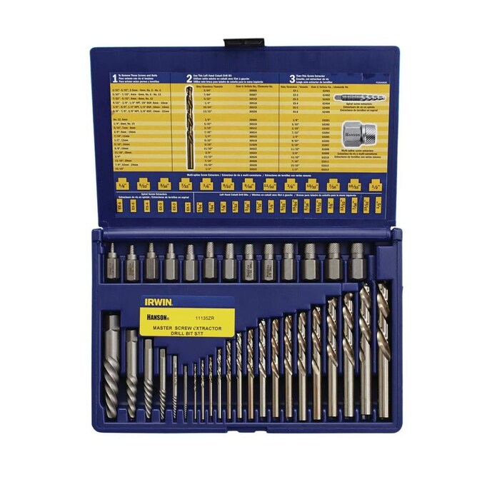 KIT35PCS FORETS À GAUCHE ET EXTRACTEURS