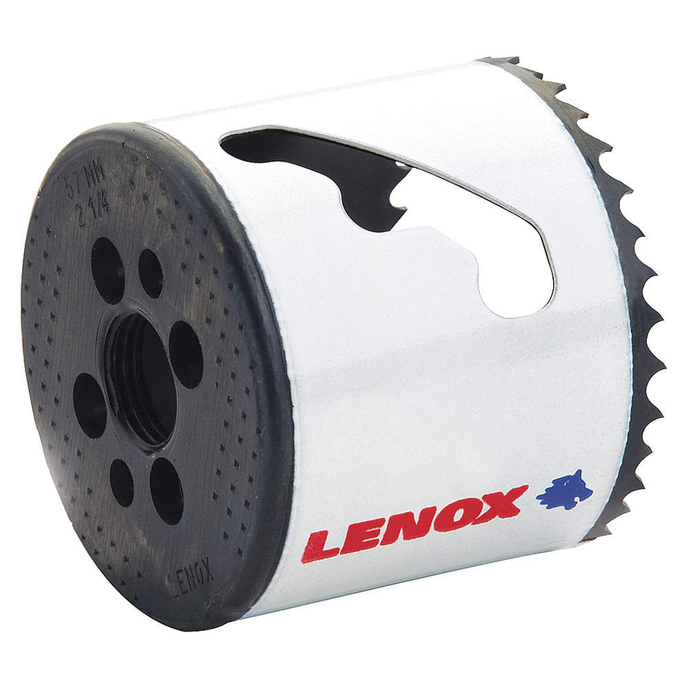 1 7/16-inch Lenox HSS bi-metal hole saw with T3 tooth geometry for faster and more durable cutting tasks