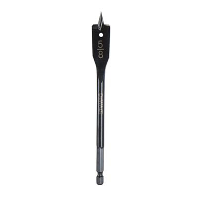 Dewalt DW1576 1.5cm x 15.2cm spade drill bit with hex shank and sharp cutting spurs for clean hole drilling