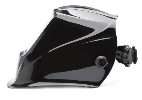 Black Viking™ 2450 welding helmet with premium 4C optical lens technology and ergonomic X6 headgear for all-day comfort