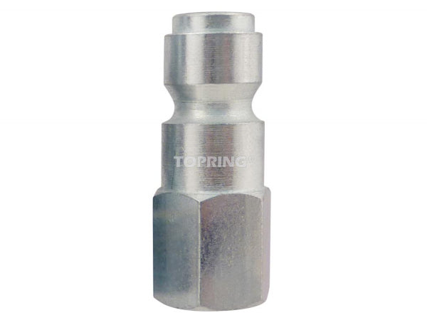 1/4 inch female NPT coupler Topring 25-142 with metal body for compressed air applications up to 250 PSI