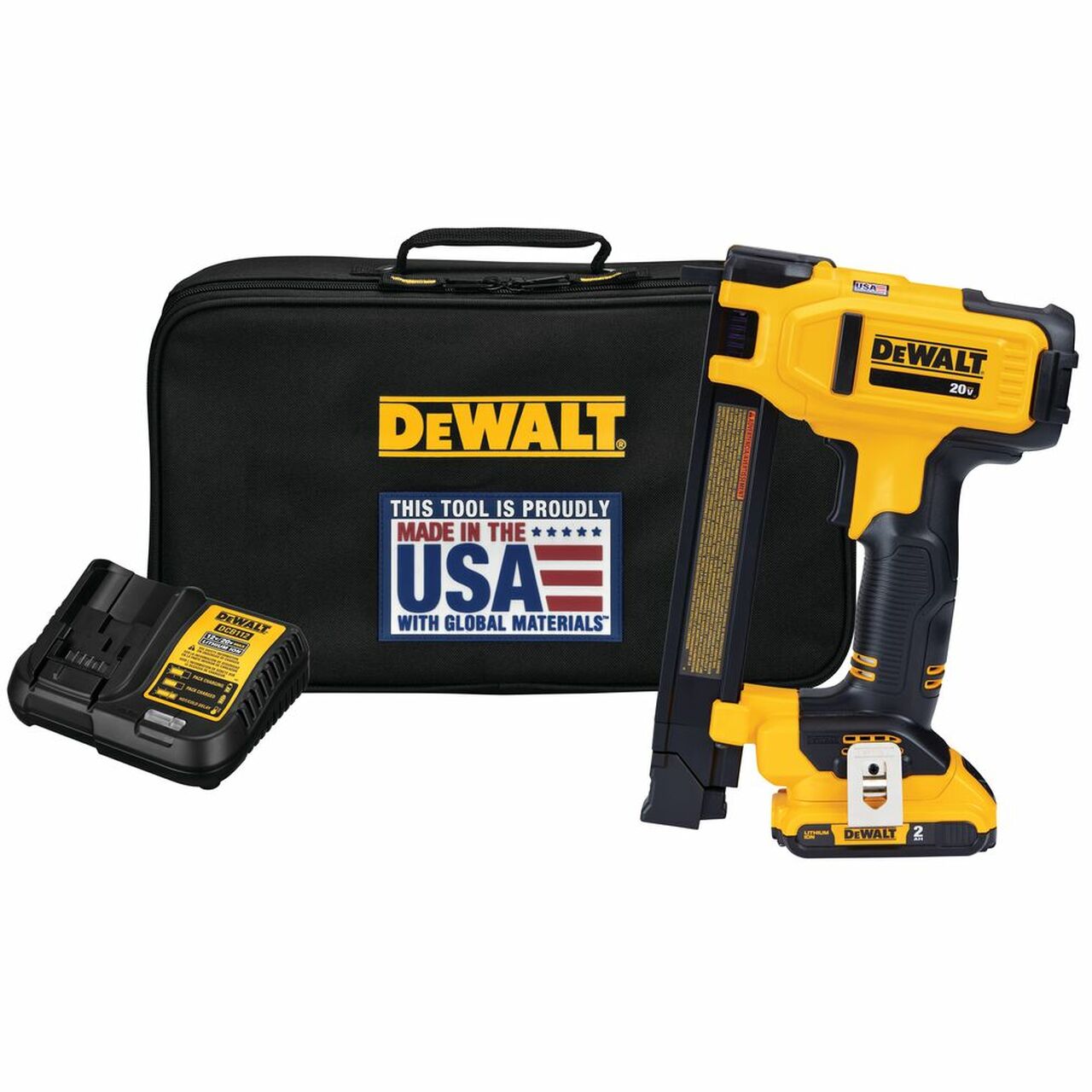 DeWALT TROUSSE DE BROCHEUSE SANS FIL À CÂBLES 20 V MAX*