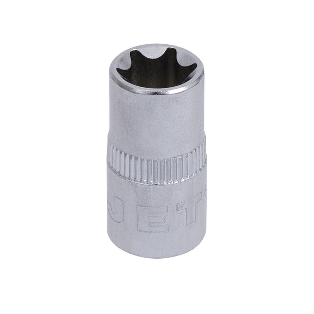 Chrome vanadium steel forged Torx socket with 1/4’’ drive, high-strength S2 steel tip for durability