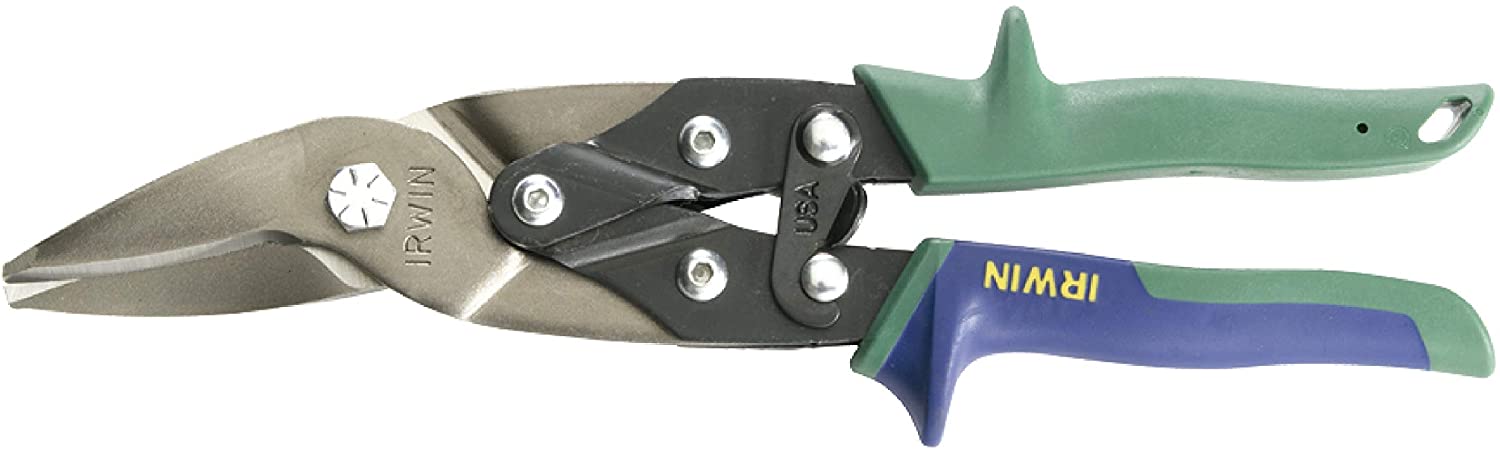Aviation snips with forged steel blades, ergonomic Protouch handles, straight cutting capacity for cold-rolled and stainless steel up to 33mm length