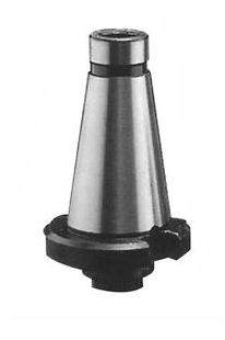 ISO40 tapered shank adapter for boring head with NMTB40 taper and 1-1/2"-18 threaded mounting size