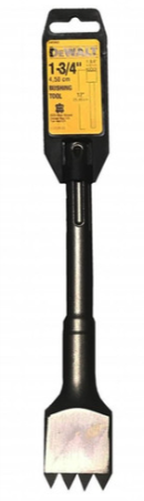 12-inch SDS Max chisel with pointed tip, designed for general chipping and demolition hammer use