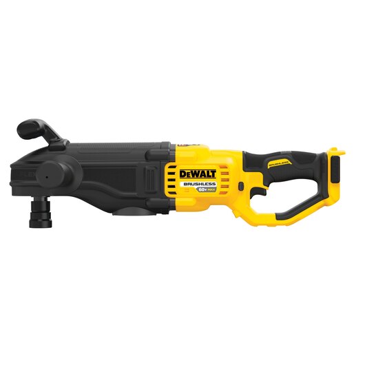 DeWalt cordless brushless inline stud and joist drill with ergonomic handle and anti-rotation E-Clutch system