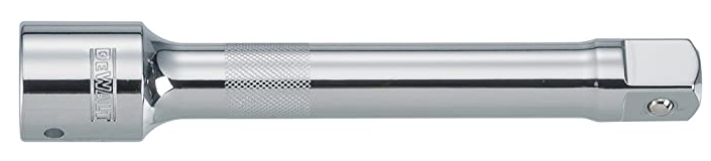 3/4 drive chrome extension bar 8-inch with knurled grip and corrosion-resistant polished finish for socket wrenches