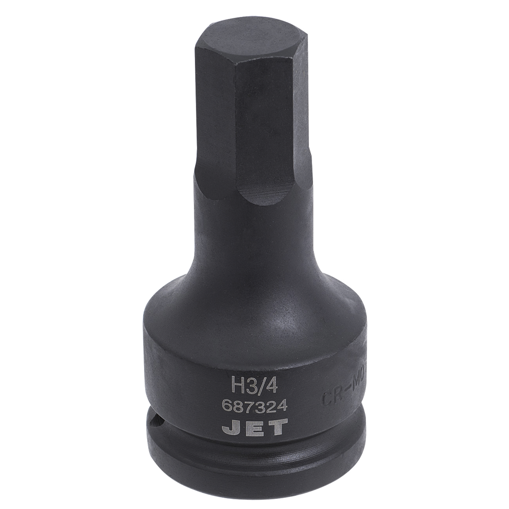 3/4'' hex impact socket made of SNCM 8660 steel for increased torque power and torsion resistance