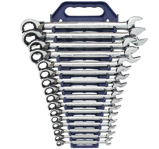 16PC METRIC REVERSIBLE RATCHETING WRENCH