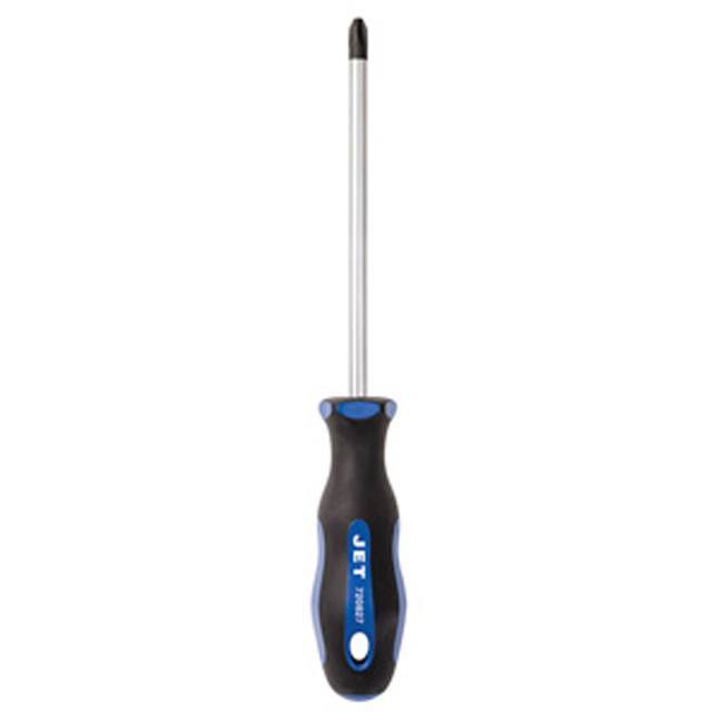 Jet ergonomic star screwdriver with molded polypropylene and thermoplastic handle for superior grip and comfort