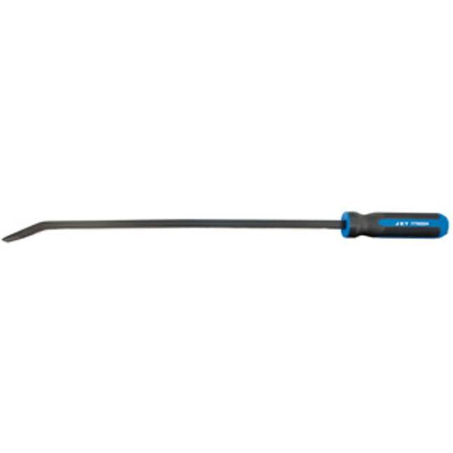 Long mechanic's lever with chrome-molybdenum steel shaft, hollow rod and ergonomic blue-black grip handle